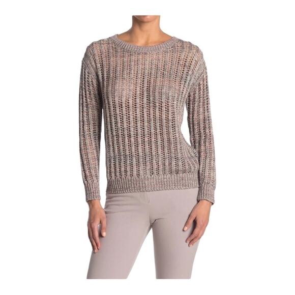 Reiss Poly Space-Dye Open Knit Sweater size Small - Picture 2 of 12